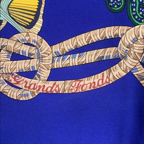 Hermes Grands Ponds Hermès Silk Scarf. - Picture 3 of 8